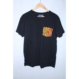 Naked & Famous Denim Men's Large Black Short Sleeve Crew Neck Pocket T-Shirt